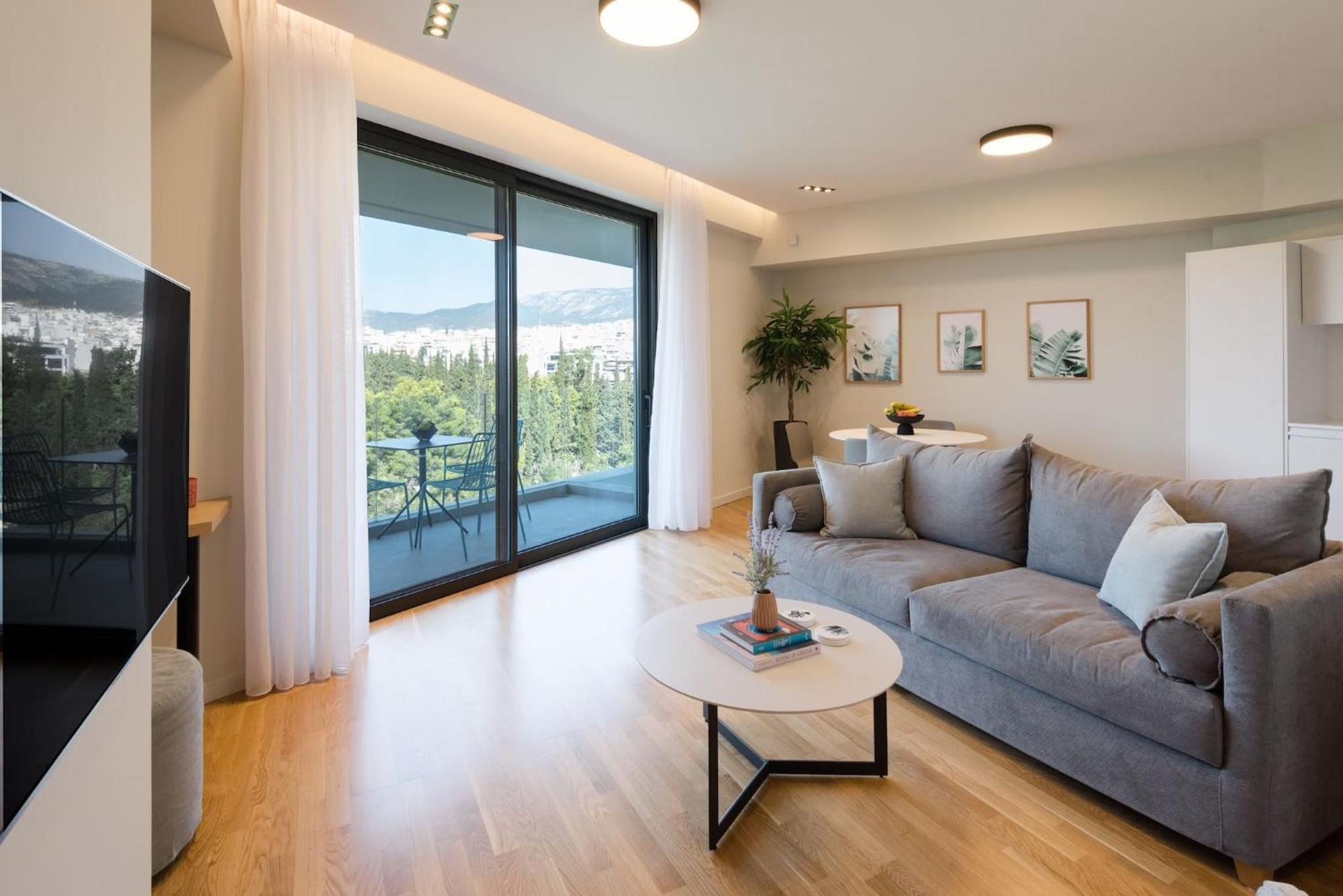 Urban Apt With Stunning Acropolis View & Roofdeck Афины Экстерьер фото